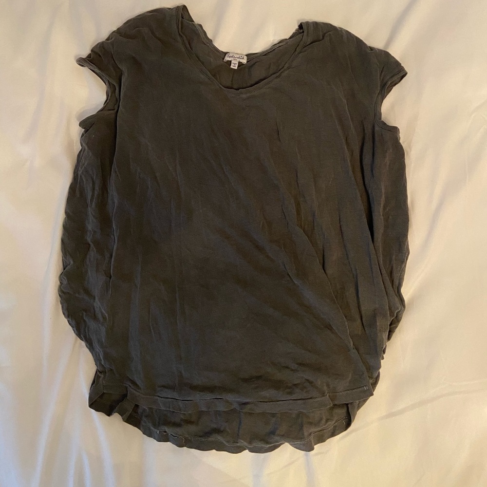 Splendid Gray muscle tee top